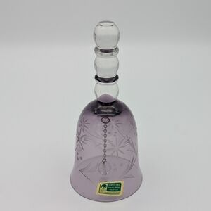 Vintage Lausitzer Etched Crystal Bell